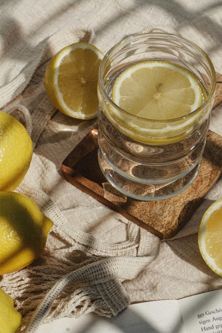 Warm lemon water